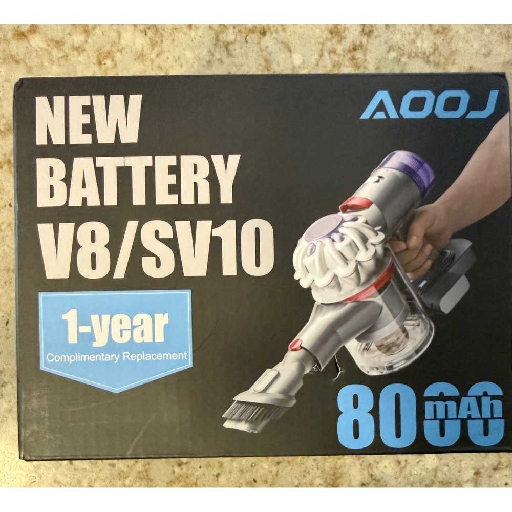 AOOJ 8000mAh Replacement Battery for Dyson V8 SV10 Animal Absolute Vacuum New